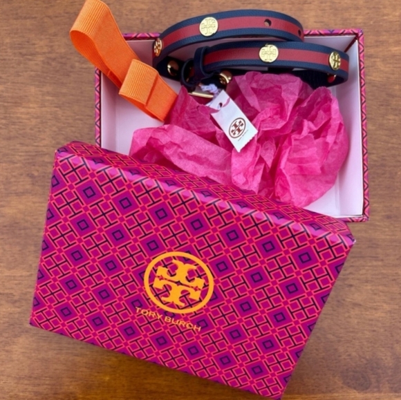 Tory Burch Navy Bracelet Double Wrap Bracelet BNWT - Picture 1 of 10